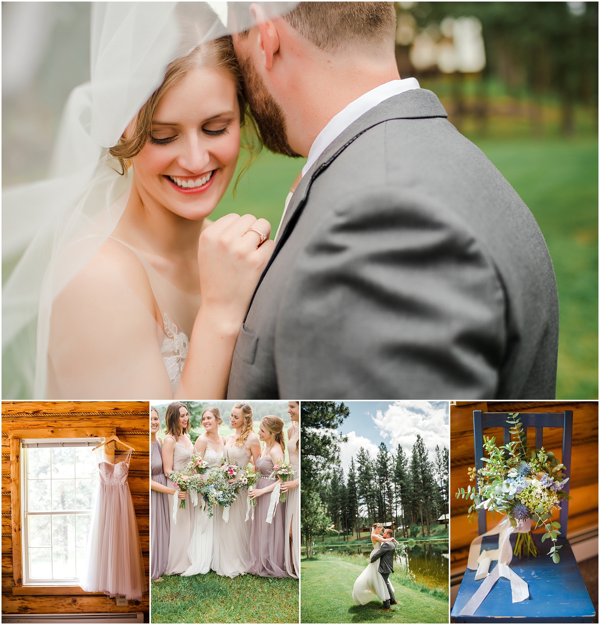 Laura + Kevin - Double Arrow Lodge, Seeley Lake, Montana Wedding Photographer